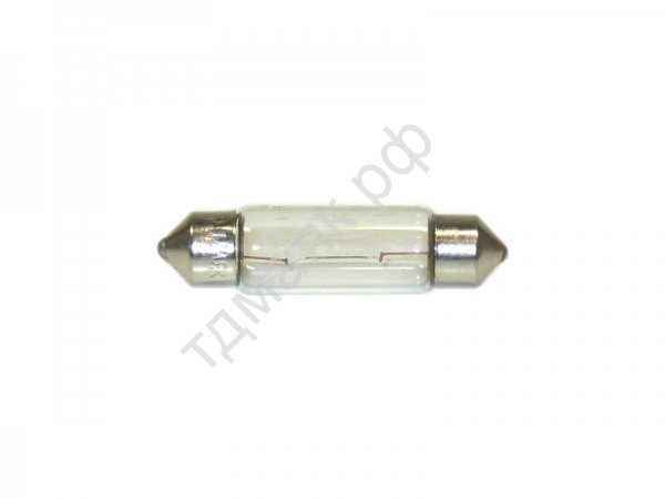 Лампа 5W 12V SV8.5 (11X39) 2-х цокольная освещения салона МАЯК (упак.100шт) 