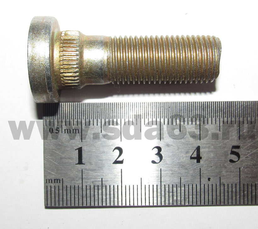 Шпилька колеса ОКА М12*1,25*37 (уп. 10 шт.)