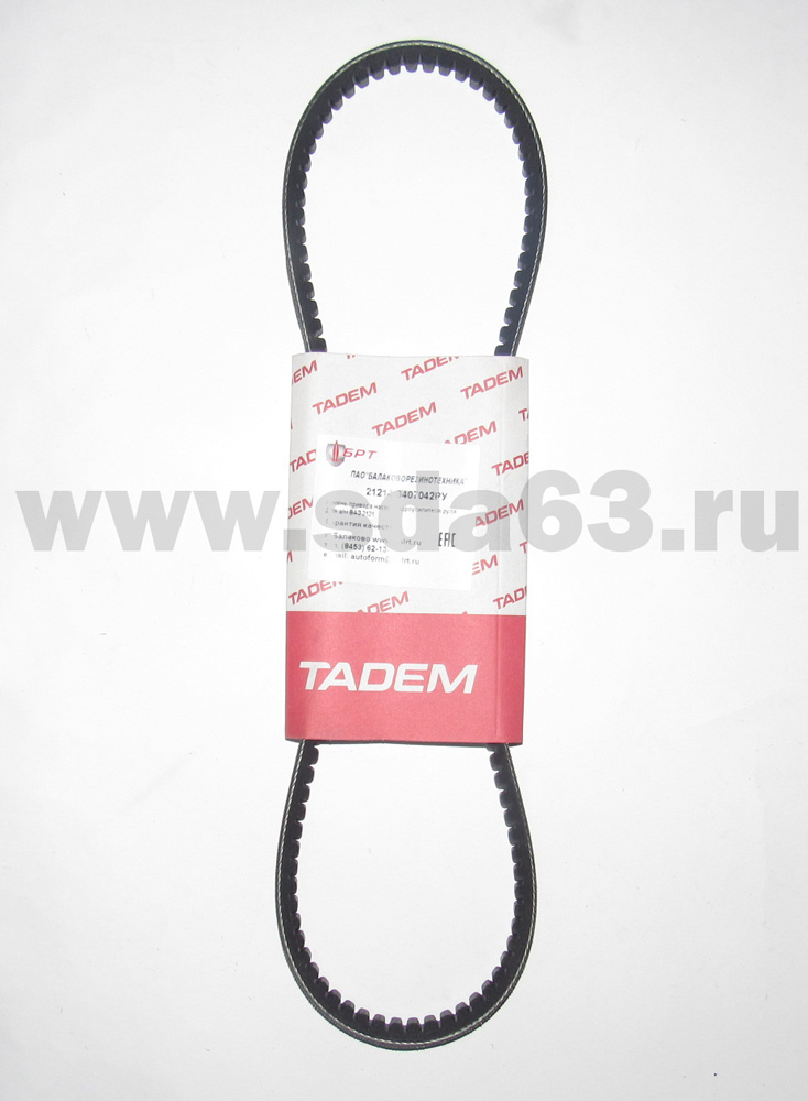 Ремень клиновой зубч. ГУРа ВАЗ 21214 с АВС L838 TADEM (БРТ)