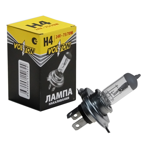 Лампа H4 24V 75/70W P43t VOLTON
