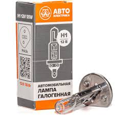 Лампа H1 12V 55W Р14,5S Автоэлектрика 