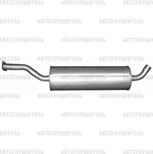 Глушитель ГАЗ 3309 дв.245 Евро-2 н/о  Автоконтинент