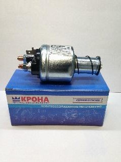 Втягивающее реле ВАЗ 2110,21083,21214,2170-72 (для ст. Прамо 2110, 2113, 21214-81) 2 кр. отв. КРОНА 
