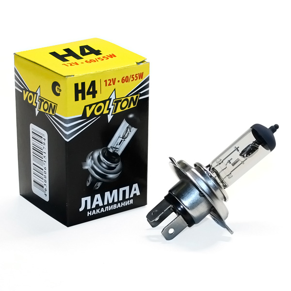 Лампа H4 12V 60/55W P43t VOLTONE