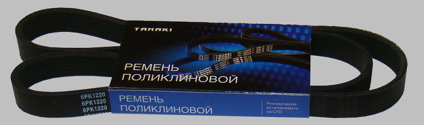 Ремень поликлиновой ГАЗ, УАЗ дв. ЗМЗ 405, 406, 514 6РК1220 TANAKI