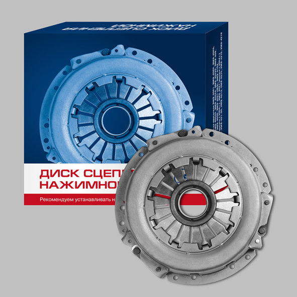 Диск сцепл нажимной ГАЗ 3302 402, 406, 405, 409 (усил. с кольцом) Заволжский з-д автокомпонентов