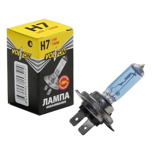 Лампа H7 24V 100W PX26D INTERSVET