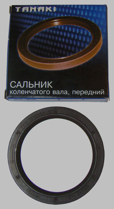 Сальник коленвала передний ГАЗ 406 55*70*8 TANAKI