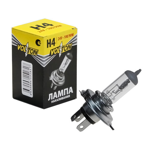 Лампа H4 24V 100/90W P43t Автоэлектрика 