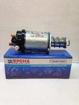 Втягивающее реле ГАЗ, УАЗ 402 (для стартера 62.3708 КЗАТЭ) 3 креп. отв. КРОНА г.Самара