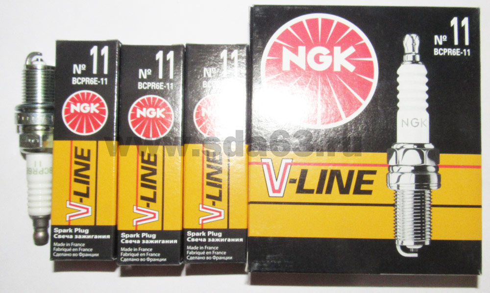 Свеча зажигания ВАЗ 2110-12 инж. 16 кл. (зазор 1.1) (4 шт.) NGK