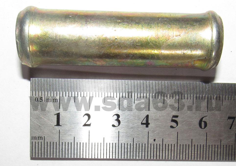 Переходник шлангов отопителя  16*16 мет.