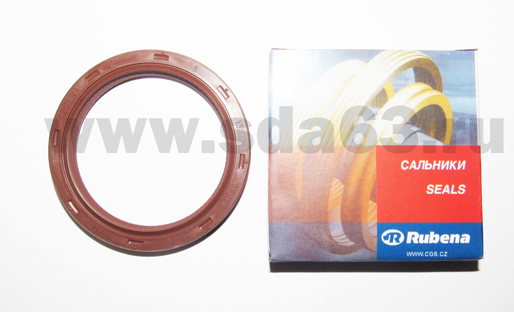 Сальник коленвала передний ГАЗ 406 55*70*8 Rubena