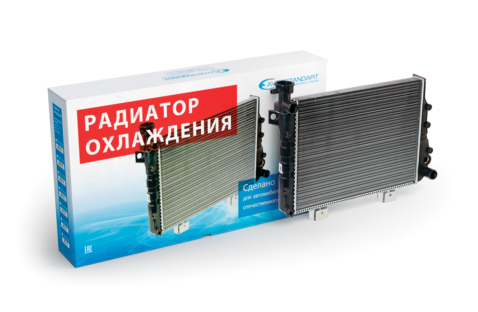 Радиатор охл. алюм. ВАЗ 21073 инжектор Автостандарт